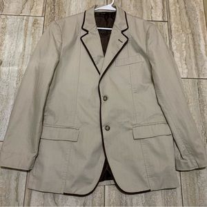Marc Ecko XL Tan Men’s Blazer 2 buttons
